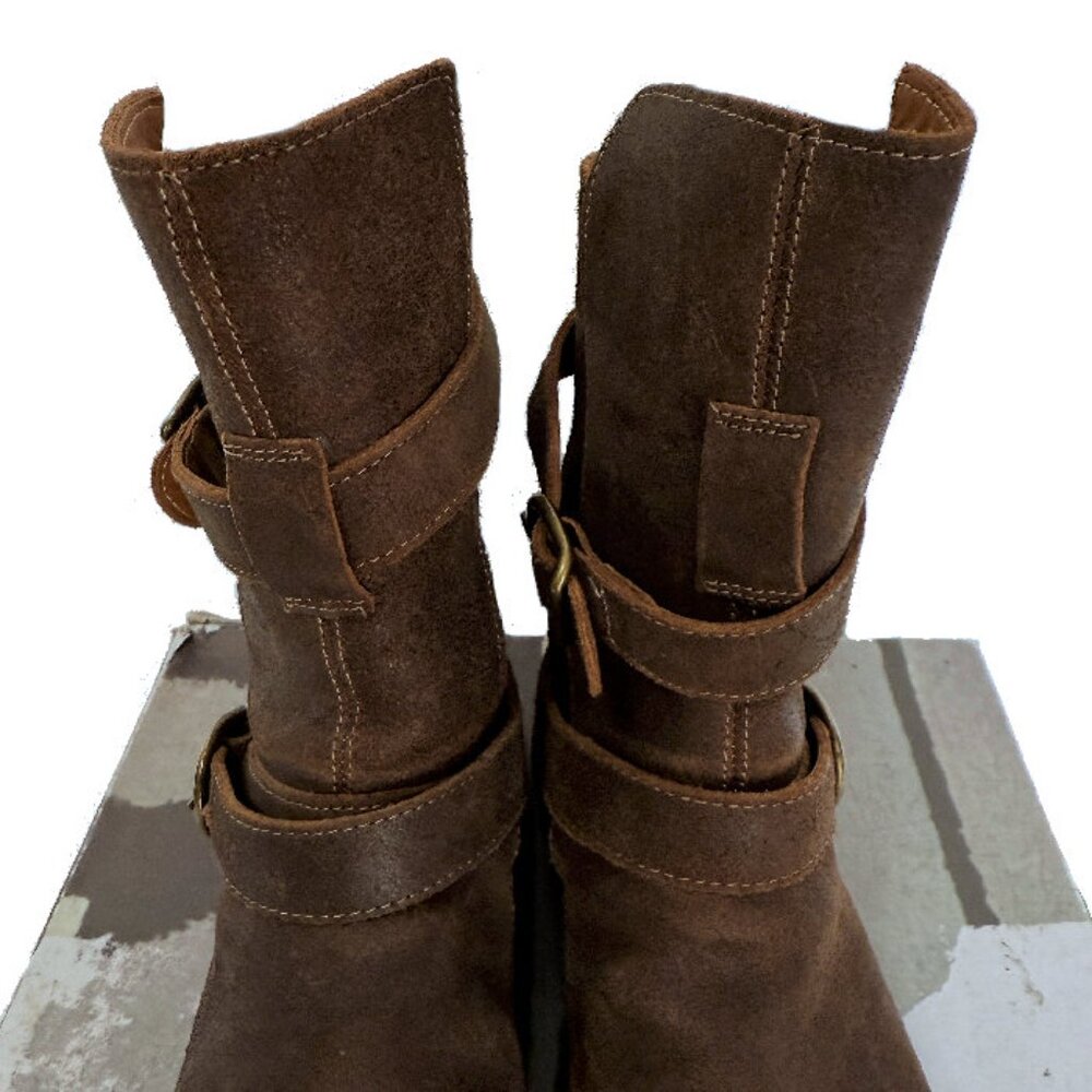 FIORENTINI + BAKER 2-Buckle Eternity 713 Moto Boots Levanzo Ice Size 38.5 NIB - Picture 3 of 14